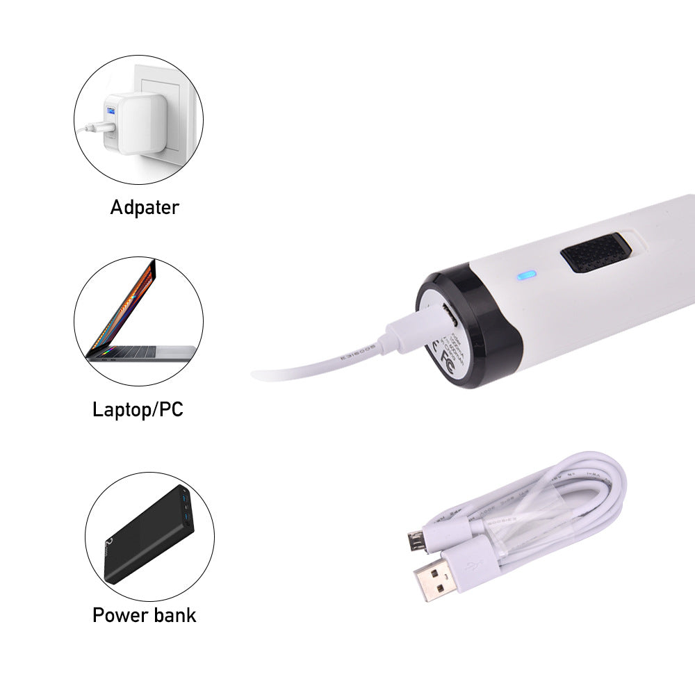 Electric claw trimmer for dogs with gentle and painless trimming