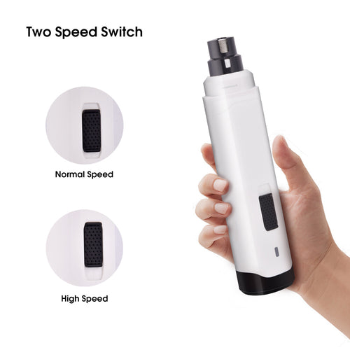 Electric claw trimmer for dogs with gentle and painless trimming
