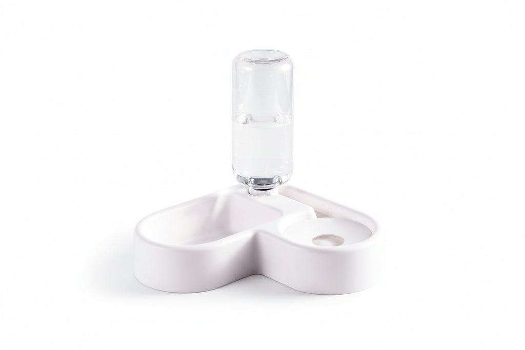 automatic water and kibble dispenser for cats