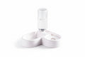 automatic water and kibble dispenser for cats